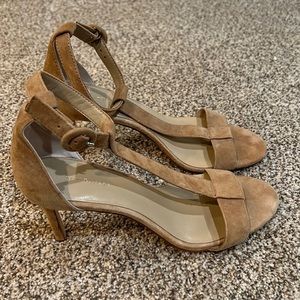 Ann Taylor Suede Sandal Heels